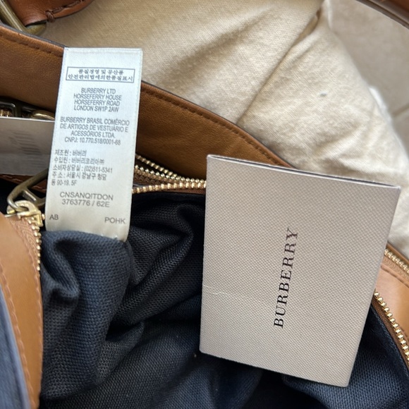 Burberry Brecon House Check Tote Bag - Picture 16 of 16